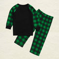 Merry Christmas 2024 Green Plaid Family Matching Pajamas